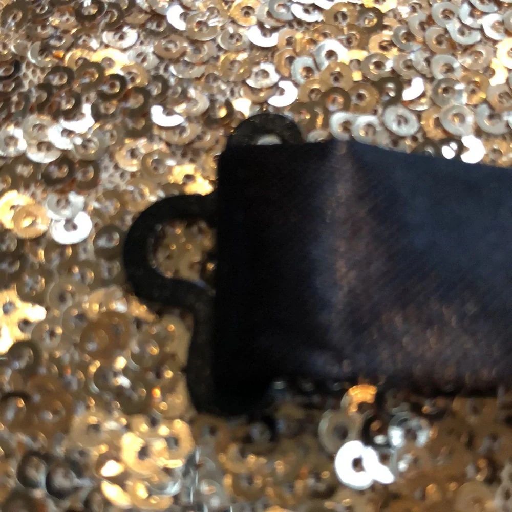 NWOT black formal satin bowtie, pre-tied - Picture 13 of 14